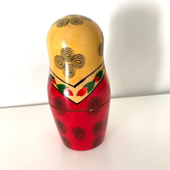 Vintage Accents Authentic Vintage Matryoshka Hand Painted Russian